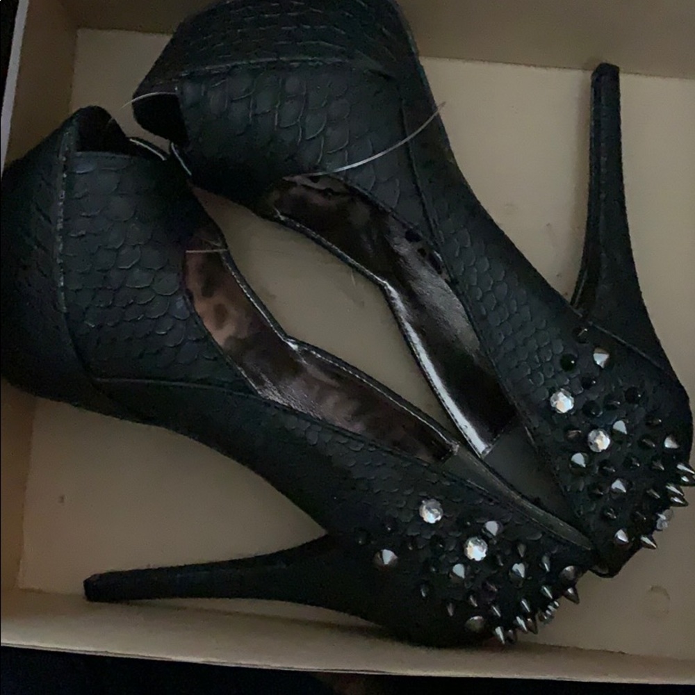 Black high heels